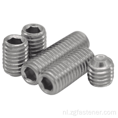 Hex socket allen drive ligschroeven schroeven zonder hoofdschroeven